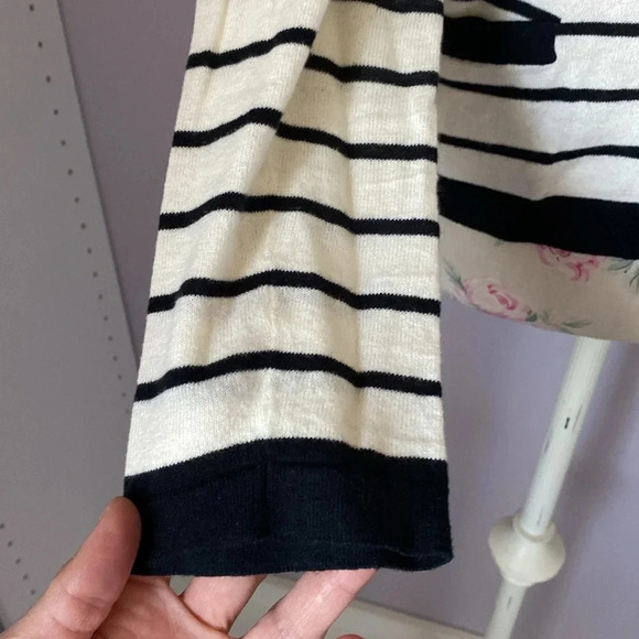 Frenchi stripped button down cardigan size XL - Picture 4 of 11
